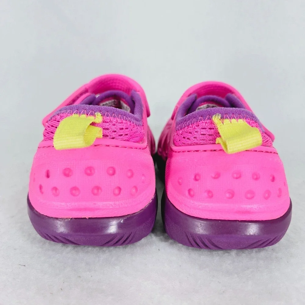 CROCS Shoes Childrens 10 Pink Purple Swiftwater Play Shoes Water Sandals Sneaker